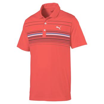 Puma MATTR Canyon Golf Polo Mens Small Red