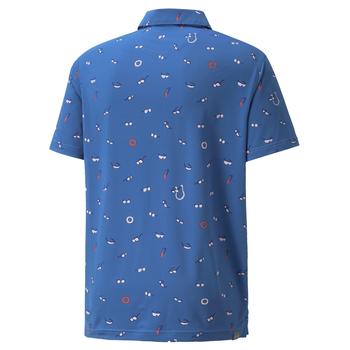 Puma MATTR Sunnies Golf Polo - Blue - main image