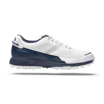 Mizuno MZU EN Golf Shoes - White/Navy - main image