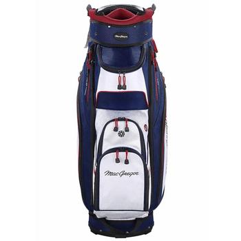 MacGregor Principal 10" 14 Way Golf Cart Bag - Navy/White/Red - main image