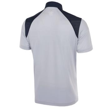 Galvin Green Mapping VENTIL8 Plus Golf Polo Shirt - Cool Grey/Navy - main image