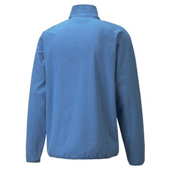 Puma Marin Woven Zip Golf Sweater - Blue - main image