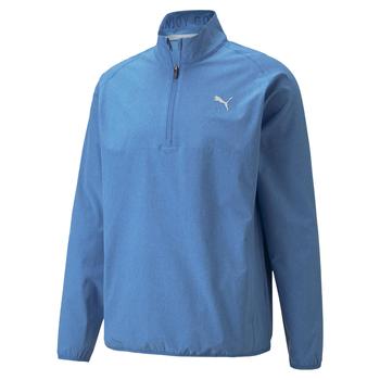 Puma Marin Woven Zip Golf Sweater - Blue - main image