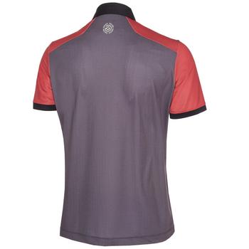 Galvin Green Mateus VENTIL8 PLUS Golf Polo Shirt - Red/Forged Iron - main image