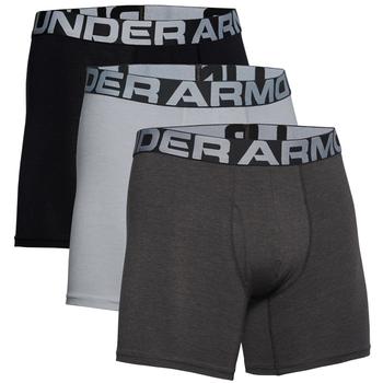 Under Armour Charged Cotton 6'' Boxerjock - 3 Pack - Mod Gray/Jet Gray