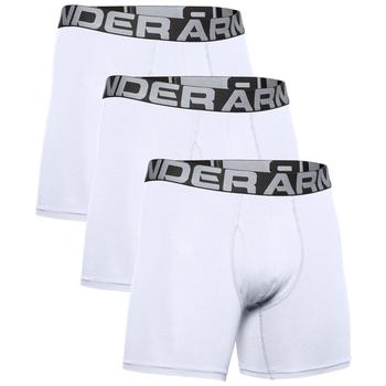 Under Armour Charged Cotton 6'' Boxerjock - 3  Pack - White - main image