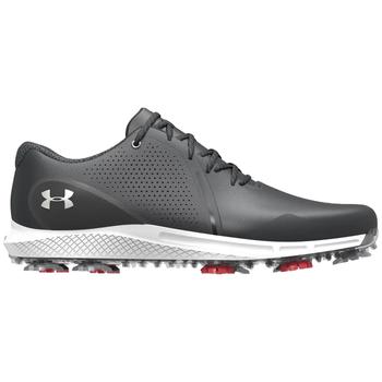 Under Armour Charged Draw RST Wide E Golf Shoes - Black/White