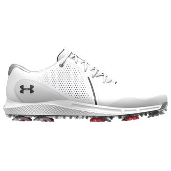 Under Armour Charged Draw RST Wide E Golf Shoes - White/Black  - main image