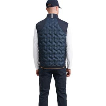 Abacus Mens Grove Hybrid Vest - Navy/Harvest - main image