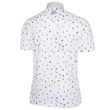 Galvin Green Miro VENTIL8 Plus Golf Polo Shirt - White/Black - main image