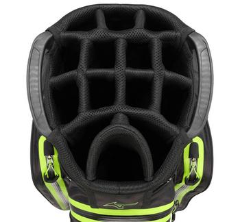 Mizuno BR-DRI Waterproof Golf Cart Bag - Black/Green - main image