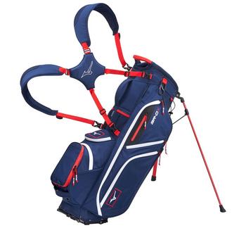 Gold Gear Direct - Mizuno BR-DX Golf Stand Bag - Navy/Red