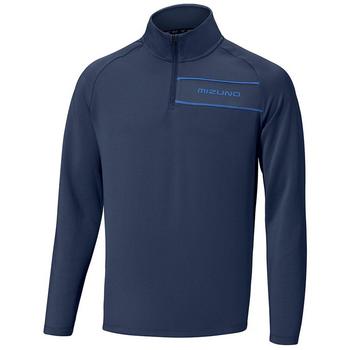 Mizuno Box Quarter Zip Golf Sweater Navy