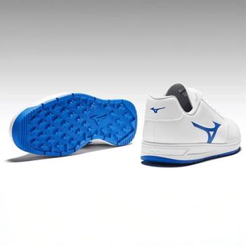 Mizuno G-Style Golf Shoe - White/Baseball Blue - main image