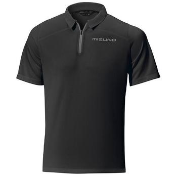 Mizuno Move Tech Golf Polo Shirt - Black - main image
