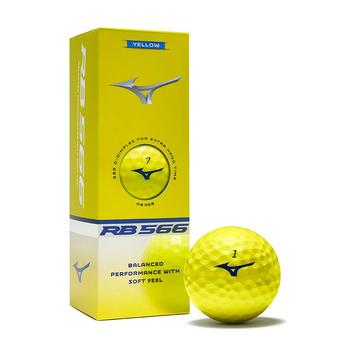 Mizuno RB 566 Golf Balls - Yellow - main image