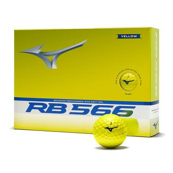 Mizuno RB 566 Golf Balls - Yellow - main image