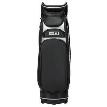 TaylorMade Qi35 Tour Staff Golf Bag - Black/Silver/Green - main image