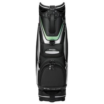 TaylorMade Qi35 Tour Staff Golf Bag - Black/Silver/Green - main image