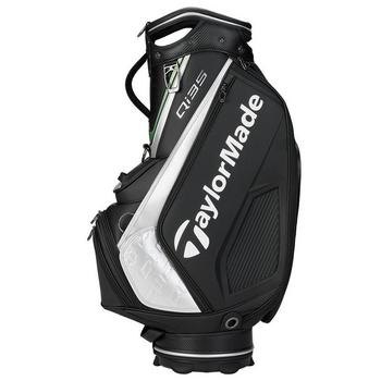 TaylorMade Qi35 Tour Staff Golf Bag - Black/Silver/Green - main image