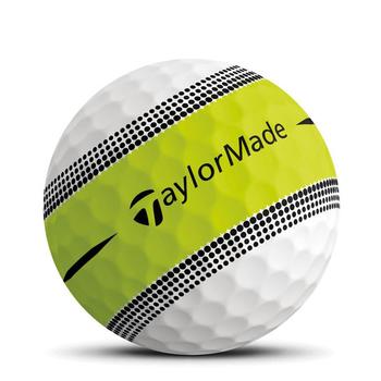 TaylorMade Tour Response Multi Stripe Golf Balls - White - main image