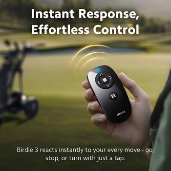 NAVEE Birdie 3 Electric Remote Golf Trolley - Extended Lithium - main image