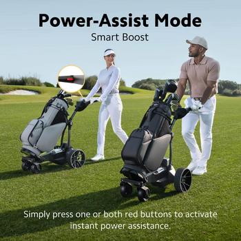 NAVEE Birdie 3 Electric Remote Golf Trolley - Extended Lithium - main image