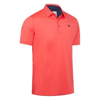 Callaway Odyssey Ventilated Block Golf Polo Shirt 22 Teaberry