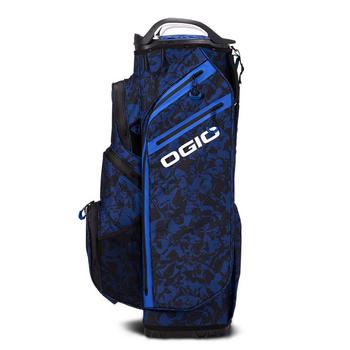 Ogio All Elements Silencer Golf Cart Bag - Blue Floral Abstract - main image