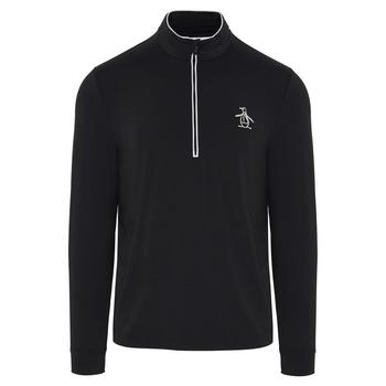 Original Penguin Performance Earl 1/4 Zip Golf Sweater - Caviar - main image