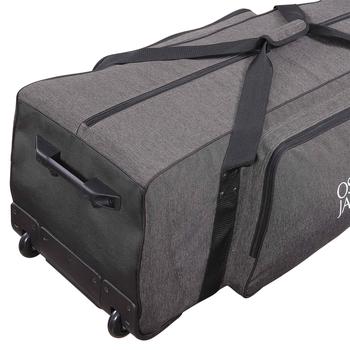 Oscar Jacobson Luxury Wheeled Travel Cover - Grey - main image