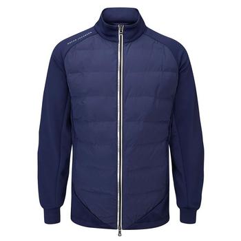 Oscar Jacobson Radstock Full Zip Padded Golf Jacket - Navy - main image