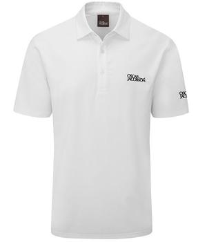 Oscar Jacobson Chap Tour Men's Golf Polo Shirt - White