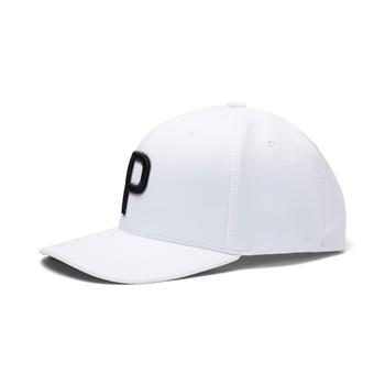 Puma P110 Adjustable Snapback Golf Cap - White - main image