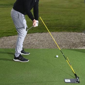  The Swing Plate Golf Trainer with Alignment Sticks - main image