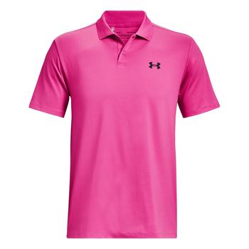 Under Armour Performance 3.0 Golf Polo Shirt - Rebel Pink - main image