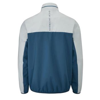 Oscar Jacobson Phoenix Half Zip Golf Jacket - Teal - main image