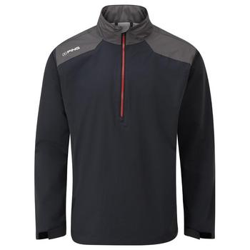 Ping SensorDry AquaDrive Half Zip Waterproof Golf Jacket - Black/Asphalt - main image