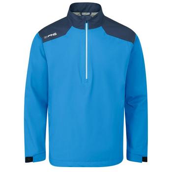Ping SensorDry AquaDrive Half Zip Waterproof Golf Jacket - Brilliant Blue/Oxford Blue - main image