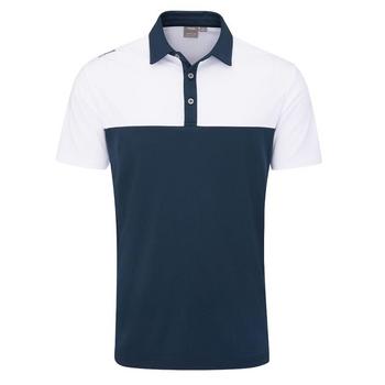 Ping Bodi Colourblock Golf Polo Shirt - Navy/White - main image