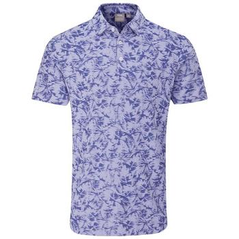 Ping Diego Golf Polo Shirt Purple Ash