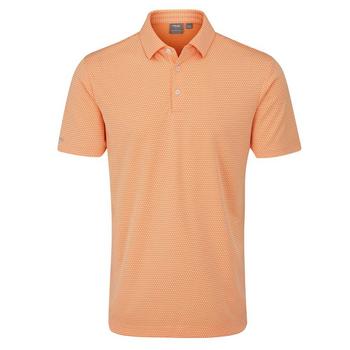 Ping Halcyon Golf Polo Shirt - Tangerine - main image