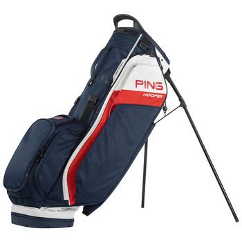 Gold Gear Direct - Ping Hoofer 231 Golf Stand Bag - Navy/White/Red