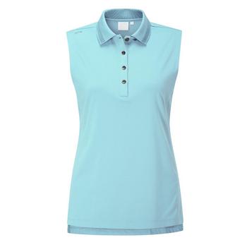 Ping Ladies Solene Sleeveless Golf Polo - Sky Blue - main image