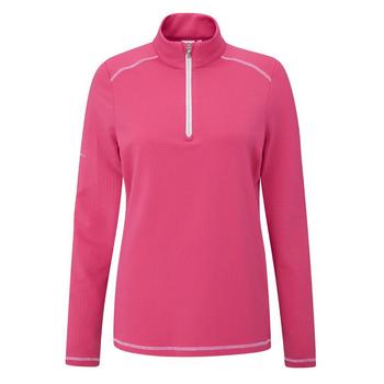 Ping Ladies Sonya Fleece Golf Midlayer - Pink Blossom - main image