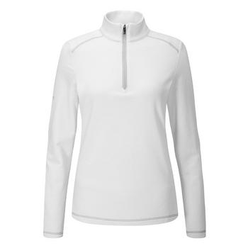 Ping Ladies Sonya Fleece Golf Midlayer - White - main image