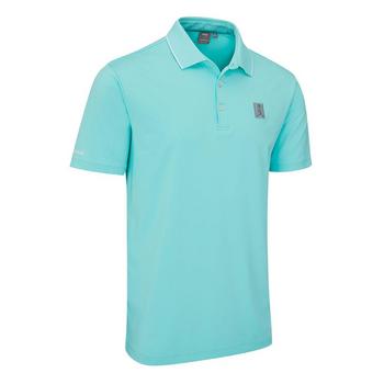 Gold Gear Direct - Ping Mr Ping II Golf Polo Shirt - Aruba Blue
