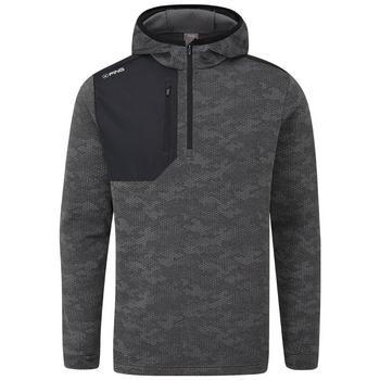 Ping Nexa Hooded Half Zip Golf Sweater - Black - main image