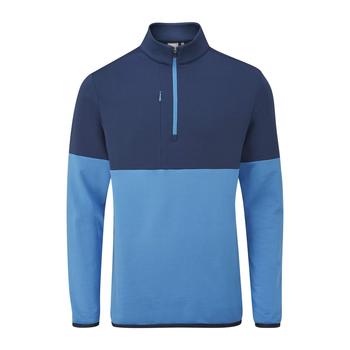 Ping Nexus Half Zip Golf Midlayer Fleece - Oxford Blue/Aquarius - main image