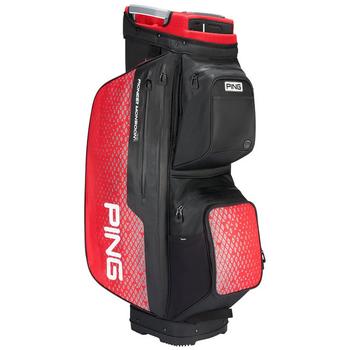 PING Pioneer Monsoon 231 Waterproof Golf Cart Bag Black / Red